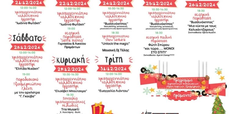 Εκδηλώσεις σε όλες τις δημοτικές ενότητες οργανώνει ο δήμος βορείων Τζουμέρκων