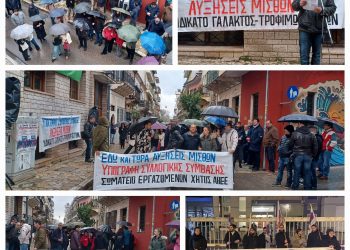 Μαχητική απεργιακή συγκέντρωση του σωματείου Γ-Τ-Π Ιωαννίνων – και του σωματείου εργαζομένων ΧΗΤΟΣ ΑΒΕΕ