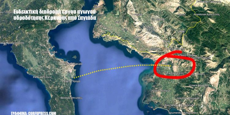 Φαραωνικά έργα άνω των 200 εκ. μεταφοράς νερού από την Ήπειρο («Βάλια Κάλντα») στην Κέρκυρα με «δώρο» και την ιδιωτικοποίηση της ύδρευσης της Κέρκυρας