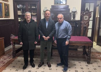 Επίσκεψη του γενικού γραμματέα του κεντρικού Ισραηλιτικού συμβουλίου Ελλάδος στον δήμαρχο Ιωαννίνων