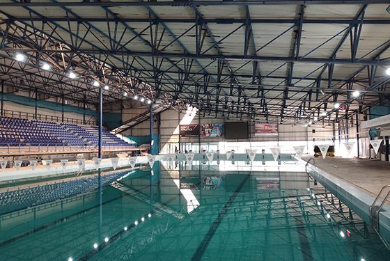 Ευχαριστήρια ανακοίνωση με αφορμή την ολοκλήρωση των εργασιών στη στέγη του κολυμβητηρίου Ιωαννίνων