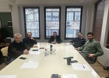 Συνάντηση Παντελή Κολόκα με Γιάννη Τσίγκρο για το θέμα της ατμοσφαιρικής ρύπανσης στα Ιωάννινα