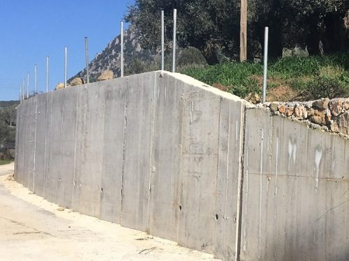 Τοίχοι αντιστήριξης Δήμου Πωγωνίου Γ’ Φάση