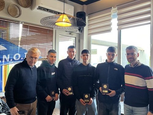 Πραγματοποιήθηκε η κοπή της πίτας και η βράβευση των αθλητών του Π.Ν.Ο.Ι