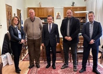 Συνάντηση περιφερειάρχη – αντιπροέδρου κλάδου αποβλήτων της ΡΑΑΕΥ