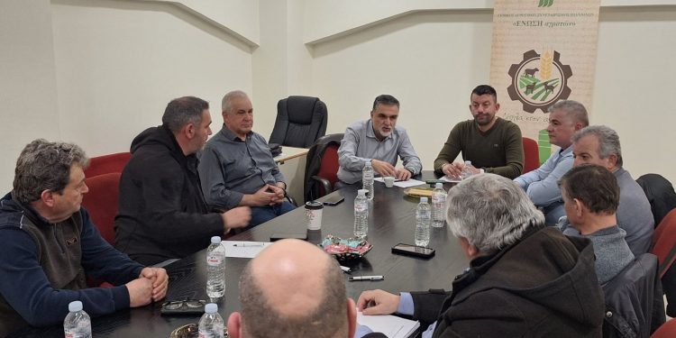 Συνάντηση κ. Ιωάννη Τσίμαρη με την «Ένωση Αγροτών» Ιωαννίνων