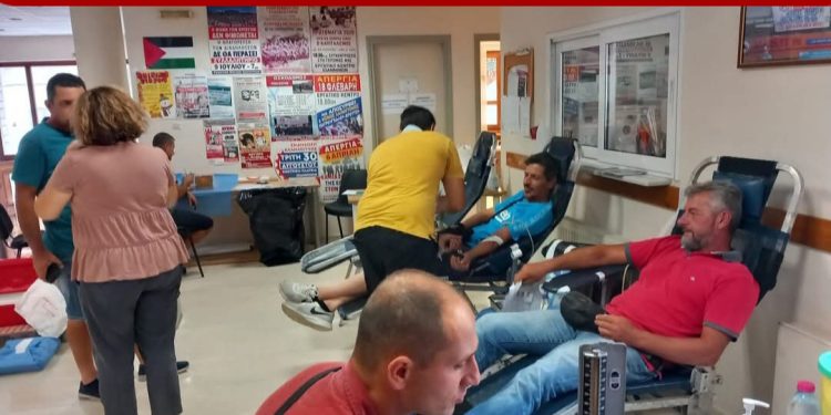 Εθελοντική αιμοδοσία Τρίτη 4 Μάρτη και ώρες 4μ.μ – 8μ.μ στο εργατικό κέντρο Ιωαννίνων