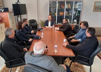 Συνάντηση του δημάρχου Αρταίων με το νέο αστυνομικό διευθυντή