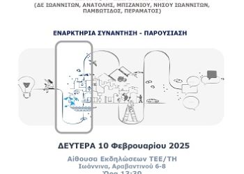 Παρουσιάζεται η μελέτη για το Τοπικό Πολεοδομικό Σχέδιο του δήμου Ιωαννιτών