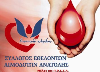 Πρόσκληση του συλλόγου εθελοντών αιμοδοτών Ανατολής Ιωαννίνων σε κοπή πίτας