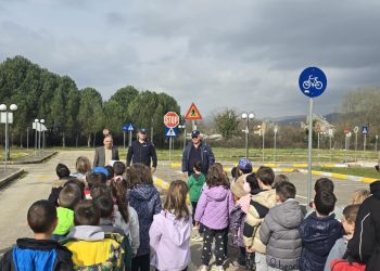 Με 44 μαθητές από το 3ο δημοτικό σχολείο Μαρμάρων ξεκίνησαν οι εαρινές επισκέψεις σχολείων στο πάρκο κυκλοφοριακής αγωγής δήμου Πωγωνίου