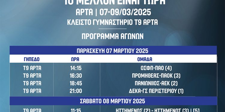 Δήμος Αρταίων: Πρόσκληση για το “Rising Stars Final 8”