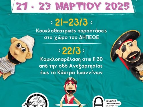 ΔΗ.ΠΕ.ΘΕ Ιωαννίνων: Πρόγραμμα παγκόσμιας ημέρας κουκλοθεάτρου