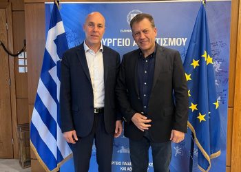Με τον αναπληρωτή υπουργό αθλητισμού συναντήθηκε ο Γιώργος Αμυράς