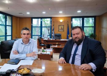 Συνάντηση βουλευτή Πρεβέζης κ. Σπύρου Κυριάκη με τον υπουργό υποδομών και μεταφορών κ. Χρίστο Δήμα