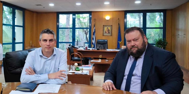 Συνάντηση βουλευτή Πρεβέζης κ. Σπύρου Κυριάκη με τον υπουργό υποδομών και μεταφορών κ. Χρίστο Δήμα