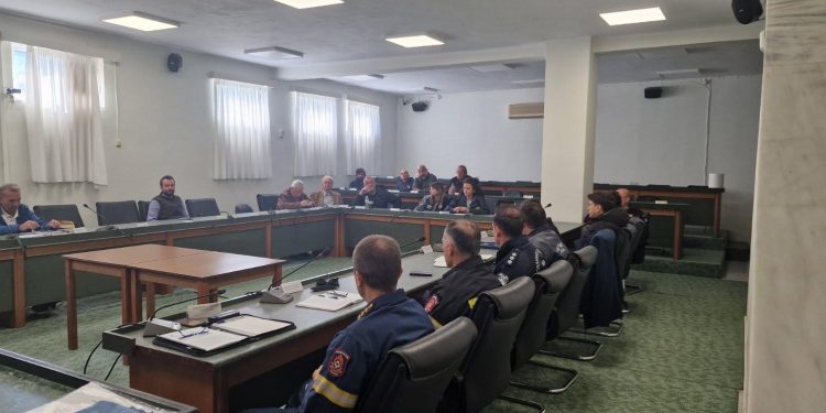 Σύσκεψη συντονιστικού οργάνου πολιτικής προστασίας στον δήμο Πάργας