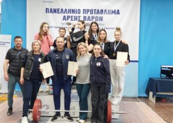 Πρωταθλητής στην άρση βαρών ο ΑΟ ΣΠΑΡΤΑΚΟΣ Ιωαννίνων.