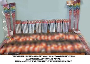 Έλεγχοι για την παράνομη διακίνηση και εμπορία ειδών πυροτεχνίας