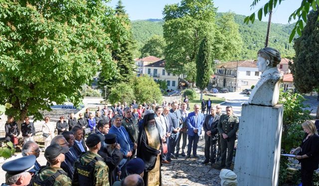 O Δήμος Πωγωνίου τίμησε τη μνήμη του γενναίου αγωνιστή της Ελληνικής Επανάστασης Χατζημιχάλη Νταλιάνη