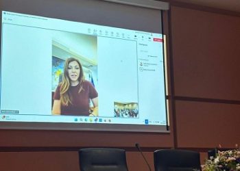 Κήρυξη των εργασιών από την Υπουργό Παιδείας, Θρησκευμάτων και Αθλητισμού κυρία Σοφία Ζαχαράκη του Study Abroad Program