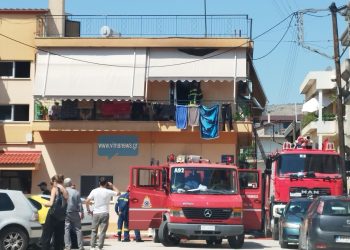 Ιωάννινα :Κινητοποίηση της Π.Υ για φωτιά σε σπίτι στα Σεισμόπληκτα