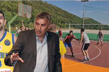 Παναγιώτης Φασούλας και Βασίλης Ξανθόπουλος στο 3Χ3 του Ελαφοτόπου