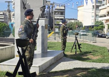 Τρισάγιο στη μνήμη του ήρωα, Σμηναγού, Αναστασίου Μπαλατσούκα από το Δήμο Αρταίων