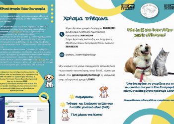 Πρόγραμμα ελέγχων και δωρεάν  τσιπαρισμάτων σε κατοικίδια ζώα στις τοπικές κοινότητες