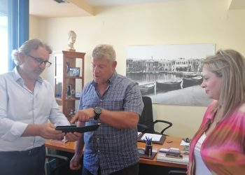 Επίσκεψη στο Επιμελητήριο Ρεθύμνης του Προέδρου του Επιμελητηρίου Ιωαννίνων κ. Σπύρου Μπέκα