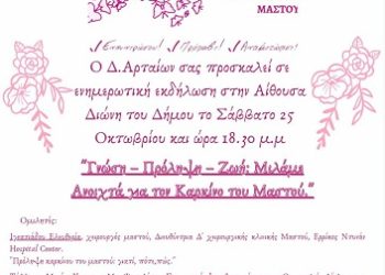 25 Οκτωβρίου – Παγκόσμια Ημέρα κατά του Καρκίνου του Μαστού