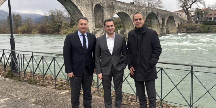 Ο Γιώργος Στύλιος υποδέχθηκε τον Γραμματέα της ΝΔ Κώστα Σκρέκα στην Άρτα – Συναντήσεις με φορείς και νέους παραγωγούς- επιχειρηματίες