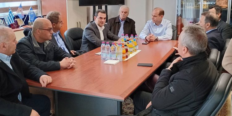 Επίσκεψη Κωνσταντίνου Σκρέκα στο Δημαρχείο Άρτας