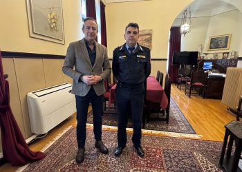 Επίσκεψη Συντονιστή Επιχειρήσεων Ηπείρου, Δυτικής Μακεδονίας και Νήσων της Πυροσβεστικής Υπηρεσίας στο δήμαρχο Ιωαννίνων