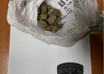Σύλληψη ημεδαπού για κατοχή ναρκωτικών, παράβαση της νομοθεσίας περί όπλωνκαι απείθεια