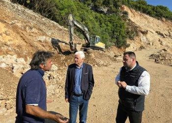 Επίσκεψη των δημάρχων Βορείων Τζουμέρκων και Κεντρικών Τζουμέρκων στο έργο Πηγάδια – Γέφυρα Πλάκας