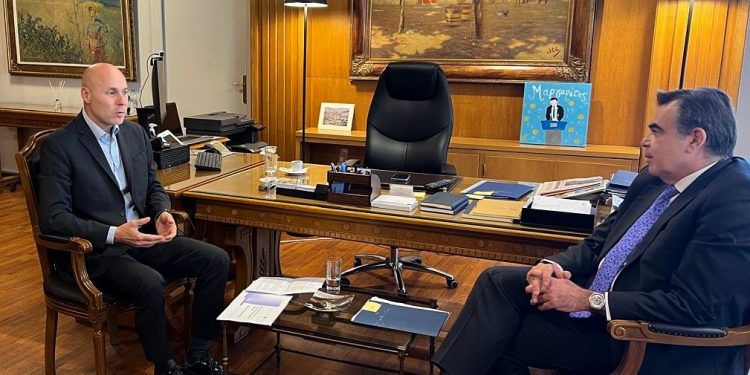 Με τον Υπουργό Αγροτικής Ανάπτυξης και Τροφίμων συναντήθηκε ο Γιώργος Αμυράς