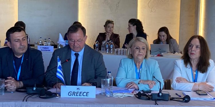 O Βασίλης Γιόγιακας στην 67η Γενική Συνέλευση της Κοινοβουλευτικής Συνέλευσης της ΟΣΕΠ στην Γεωργία