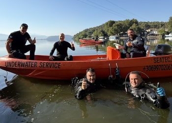 Ξεκίνησε σήμερα ο υποβρύχιος καθαρισμός στην Παμβώτιδα