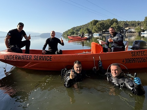 Ξεκίνησε σήμερα ο υποβρύχιος καθαρισμός στην Παμβώτιδα