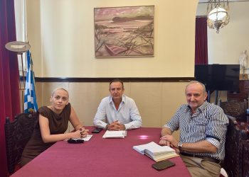 Συνάντηση με τον Δήμαρχο Ιωαννίνων Θωμά Μπέγκα και τον Δήμαρχο Β. Τζουμέρκων Νίκο Βαΐτση, στο πλαίσιο των δράσεων της Νομαρχιακής Επιτροπής Εκλογικού Αγώνα Ιωαννίνων