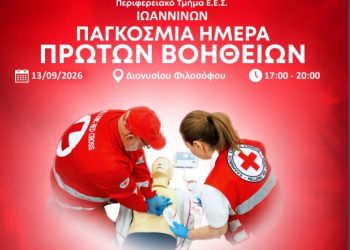 Το ΠΤ Ιωαννίνων του Ελληνικού Ερυθρού Σταυρού συμμετέχει στο 8ο Πικνίκ του Δήμου Ιωαννιτών με δράση για την Παγκόσμια Ημέρα Πρώτων Βοηθειών