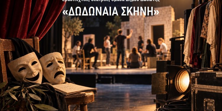 Πρόσκληση συμμετοχής στην Ερασιτεχνική Θεατρική Ομάδα του Δήμου Δωδώνης «Δωδωναία Σκηνή»